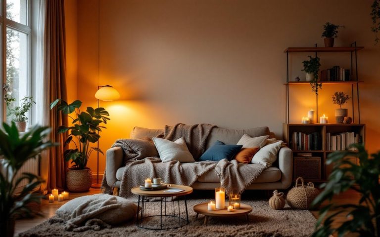 Éclairage salon chaleureux : idées et astuces